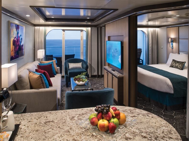 Symphony of the Seas Grand Suite - 1 Bedroom (GS) living area, photo 1 of 5
