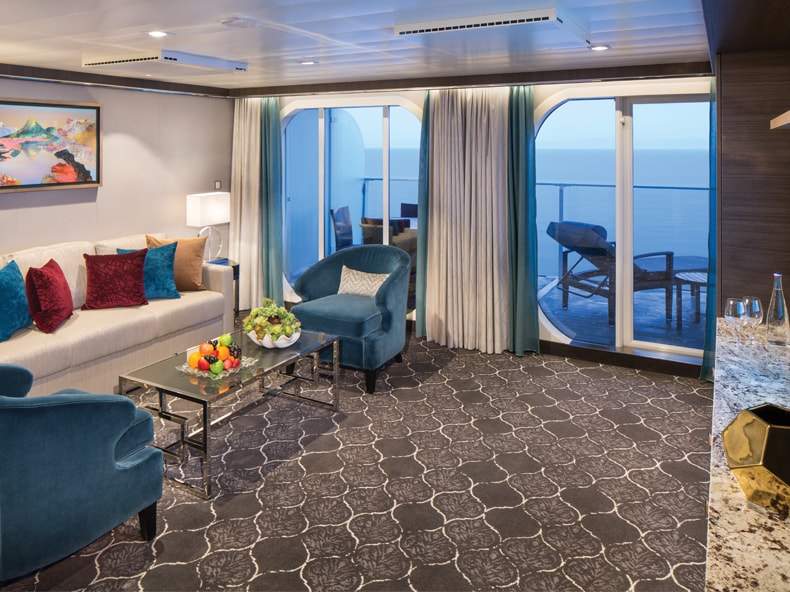 Symphony of the Seas Grand Suite - 2 Bedroom (GT) living area, photo 1 of 3 Symphony of the Seas Grand Suite - 2 Bedroom (GT) living area, photo 1 of 3