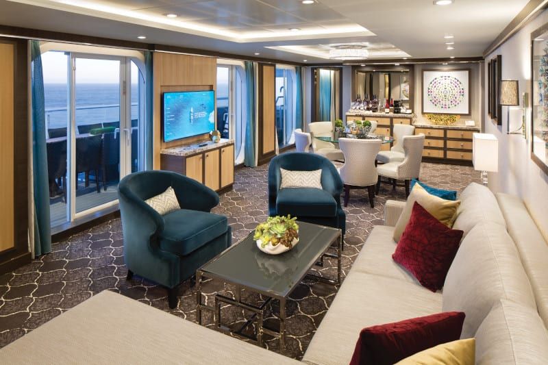 Symphony of the Seas Villa Suite - 4 Bedroom (VS) living area, photo 2 of 2