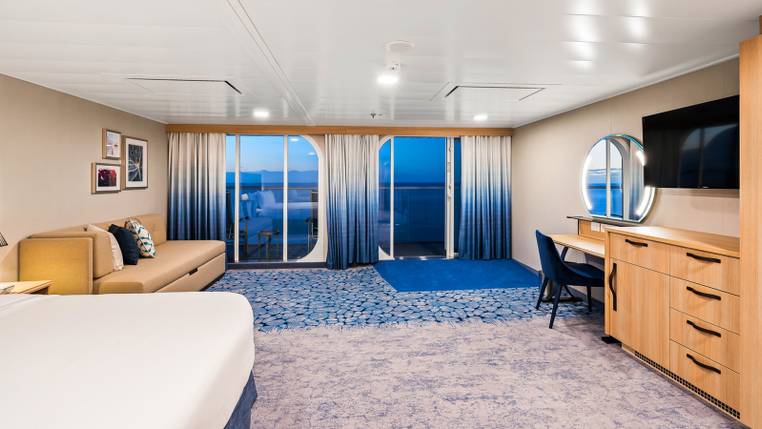 Utopia of the Seas Ultra Spacious Ocean View with Large Balcony (1A) cabin, photo 1 of 4