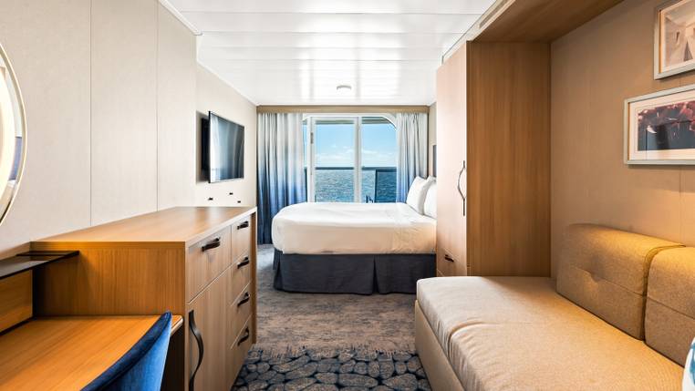 Utopia of the Seas Ocean View with Large Balcony (1C) cabin, photo 1 of 3