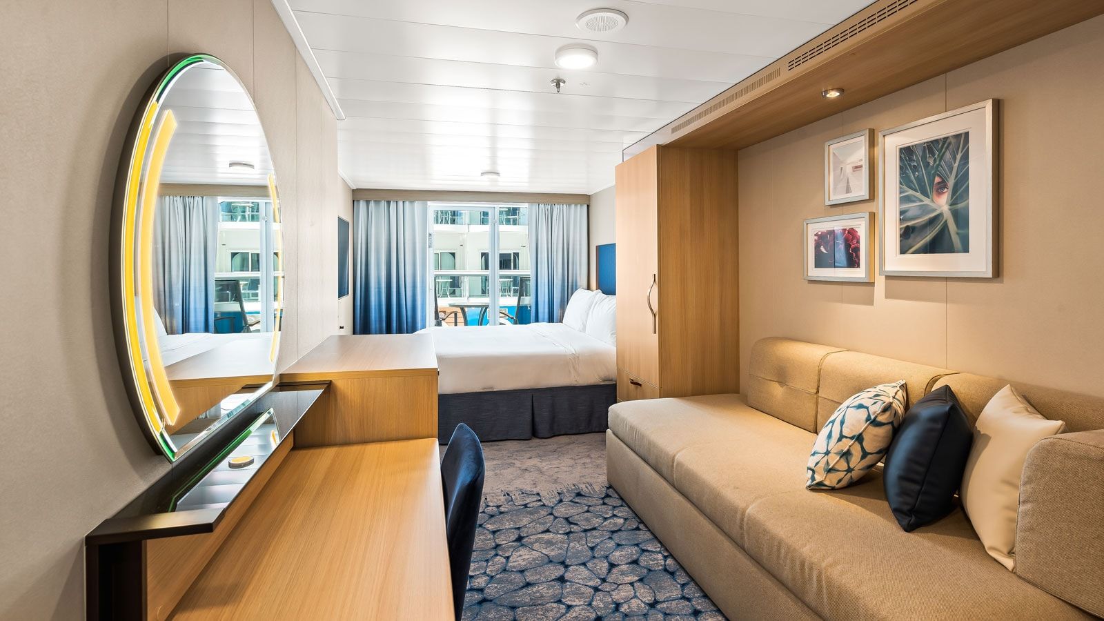 Utopia of the Seas Boardwalk View Balcony (1I) cabin, photo 1 of 4