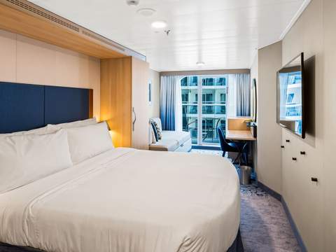 Utopia of the Seas Central Park View Balcony (1J) cabin, photo 1 of 3 Utopia of the Seas Central Park View Balcony (1J) cabin, photo 1 of 3