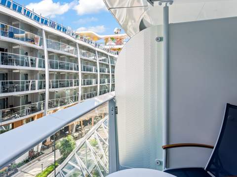 Utopia of the Seas Central Park View Balcony (1J) balcony, photo 1 of 2 Utopia of the Seas Central Park View Balcony (1J) balcony, photo 1 of 2