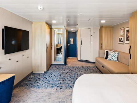 Utopia of the Seas Ultra Spacious Ocean View (1K) cabin, photo 2 of 4