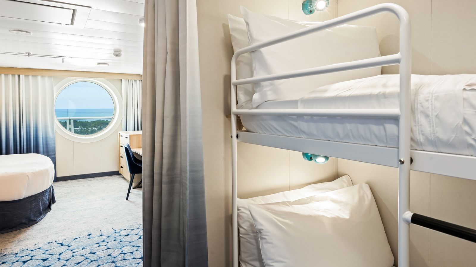 Utopia of the Seas Ultra Spacious Ocean View (1K) cabin, photo 3 of 4