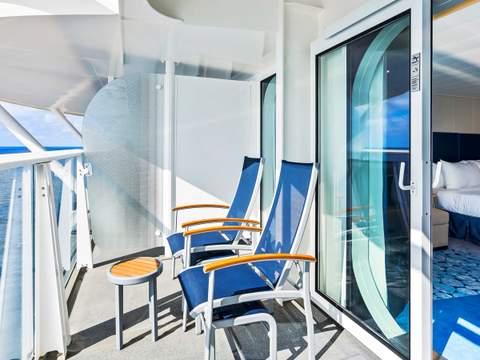 Wonder of the Seas Ocean View Balcony - Accessible (2D) balcony