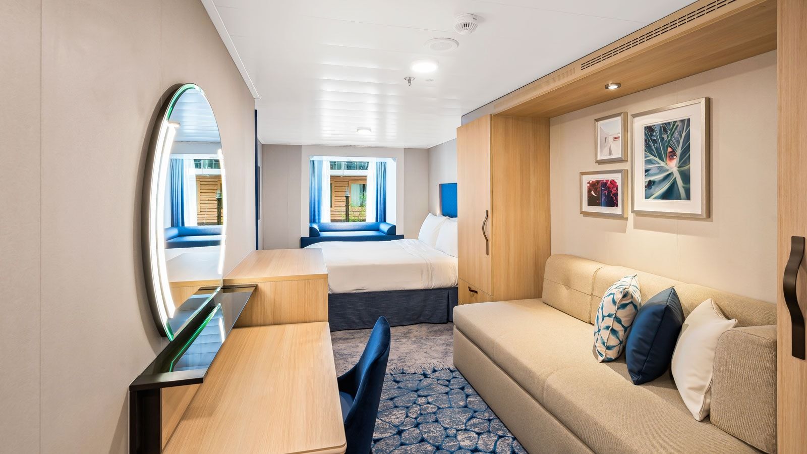 Utopia of the Seas Central Park View Interior (2S) cabin, photo 1 of 3