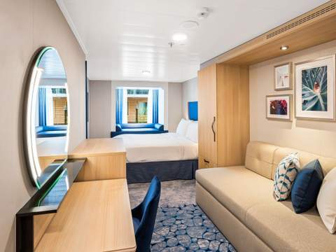 Utopia of the Seas Central Park View Interior (2S) cabin, photo 1 of 3