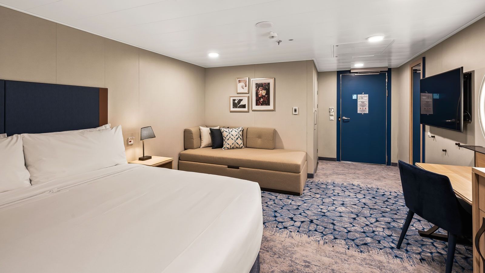 Utopia of the Seas Interior - Accessible (3V) cabin, photo 2 of 3