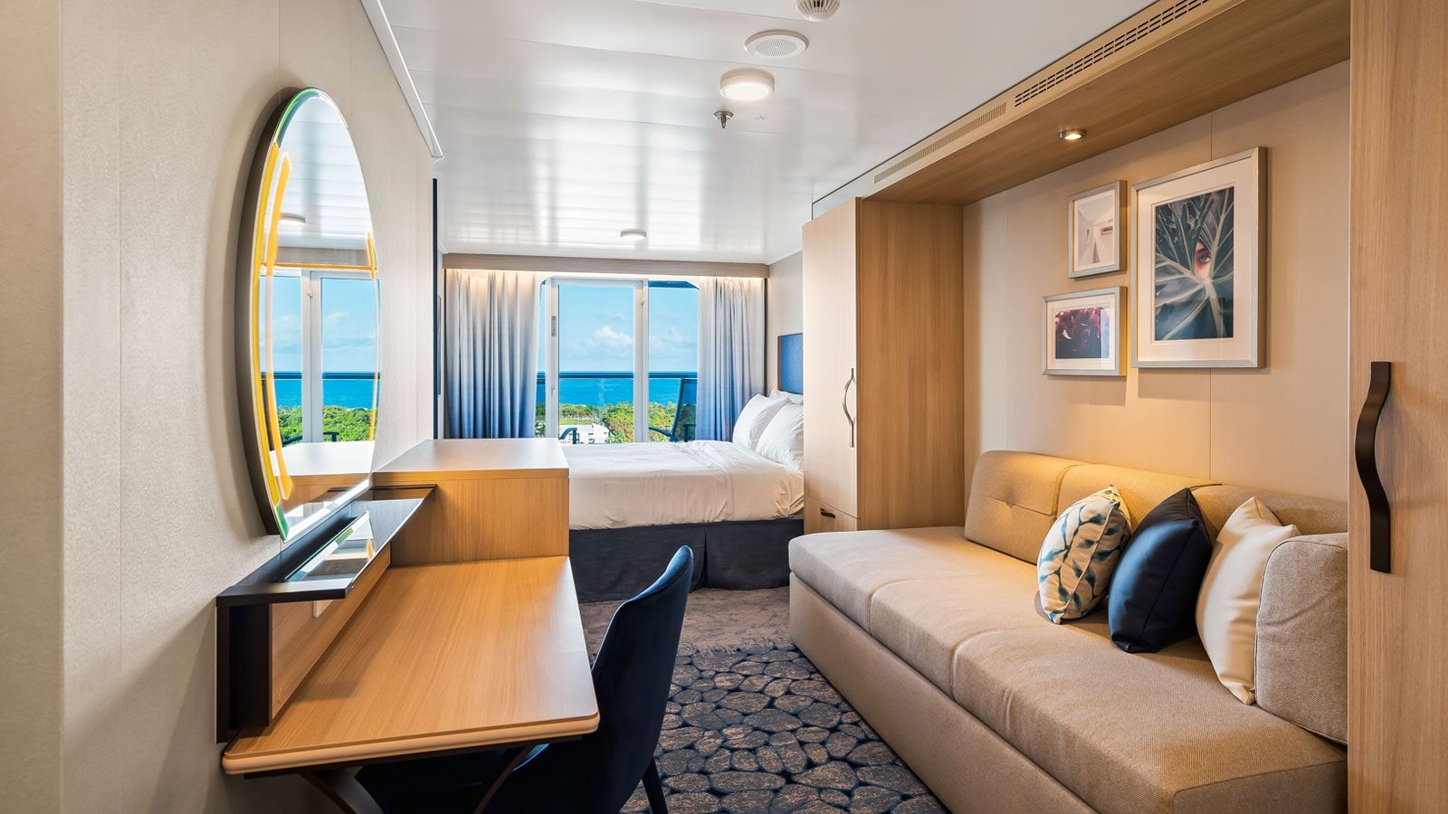 Utopia of the Seas Connecting Ocean View Balcony (CB) cabin, photo 1 of 3