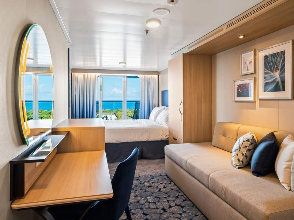 Utopia of the Seas Connecting Ocean View Balcony (CB) cabin, photo 1 of 3