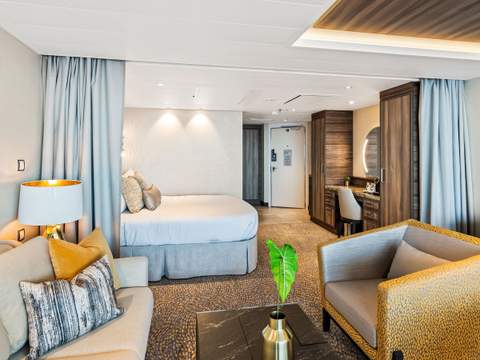 Utopia of the Seas Grand Suite - 1 Bedroom (GS) bedroom, photo 3 of 5 Utopia of the Seas Grand Suite - 1 Bedroom (GS) bedroom, photo 3 of 5