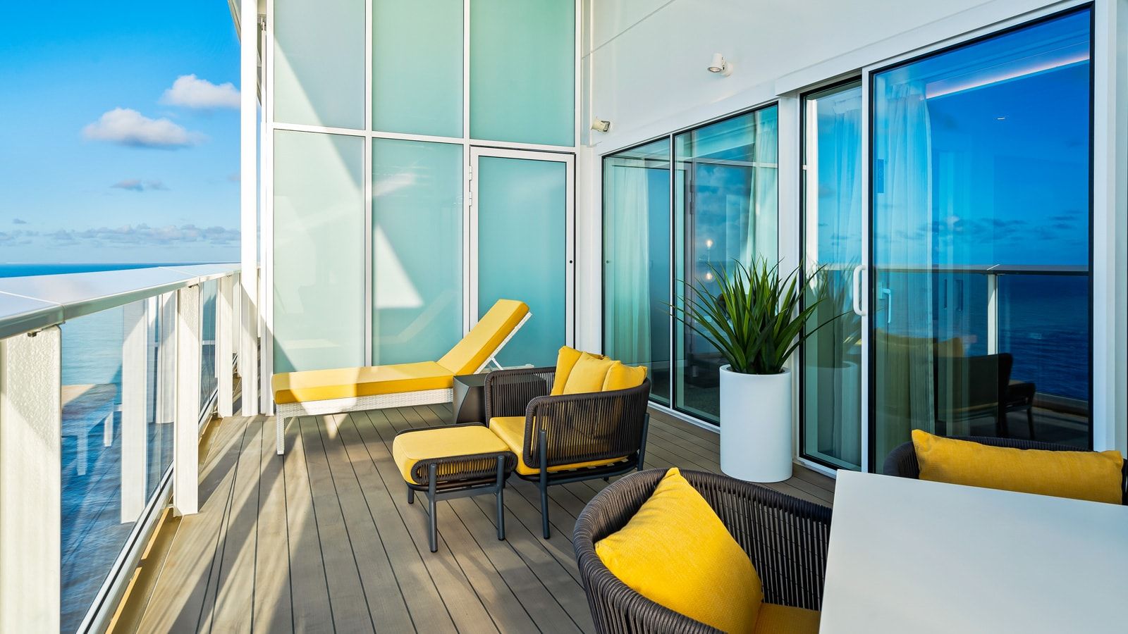 Utopia of the Seas Owner's Suite - 1 Bedroom (OS) balcony, photo 1 of 2