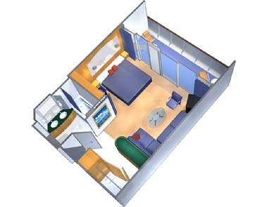 Rhapsody of the Seas Grand Suite - 1 Bedroom (GS) floor plan Rhapsody of the Seas Grand Suite - 1 Bedroom (GS) floor plan