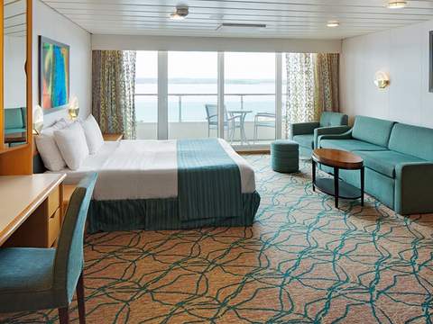 Vision of the Seas Spacious Ocean View Balcony - Accessible (1B) cabin, photo 1 of 2