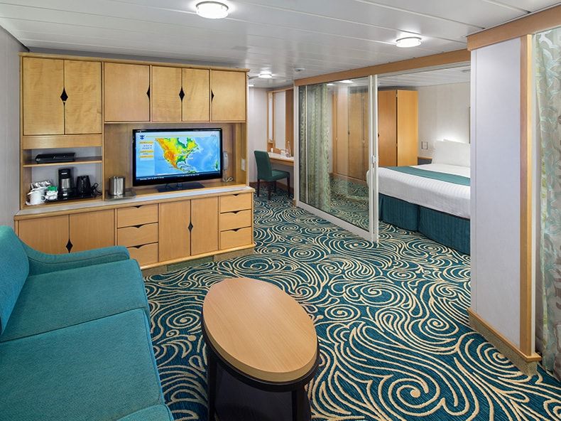 Vision of the Seas Grand Suite - 2 Bedroom (GT) living area, photo 1 of 2