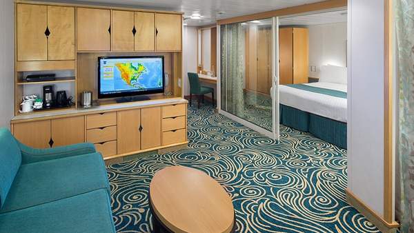 Vision of the Seas Grand Suite - 2 Bedroom (GT) living area, photo 1 of 2