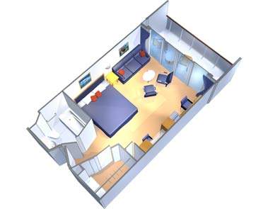 Mariner of the Seas Junior Suite (J3) floor plan Mariner of the Seas Junior Suite (J3) floor plan