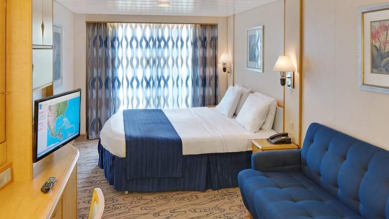 Voyager of the Seas Spacious Ocean View Balcony (3B) cabin, photo 1 of 2
