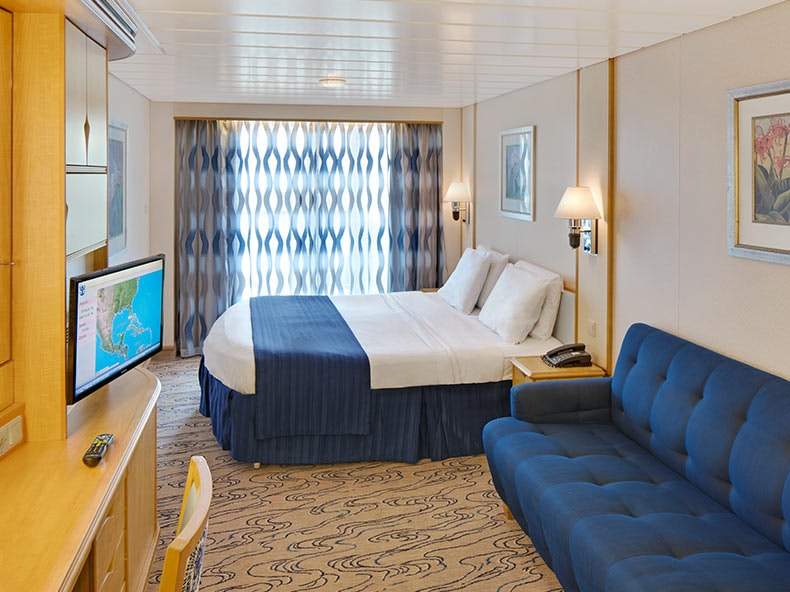 Voyager of the Seas Spacious Ocean View Balcony (3B) cabin, photo 1 of 2