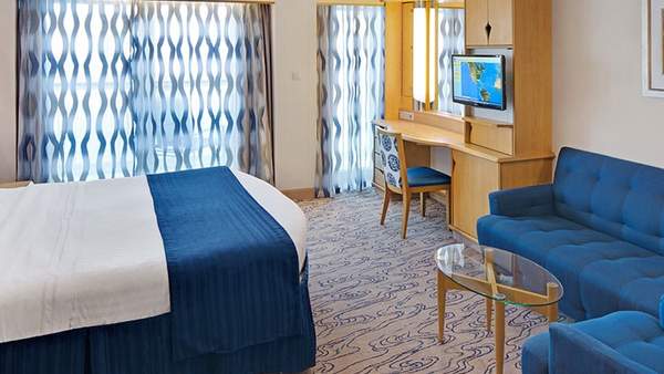 Voyager of the Seas Spacious Ocean View Balcony (2B) cabin, photo 1 of 2
