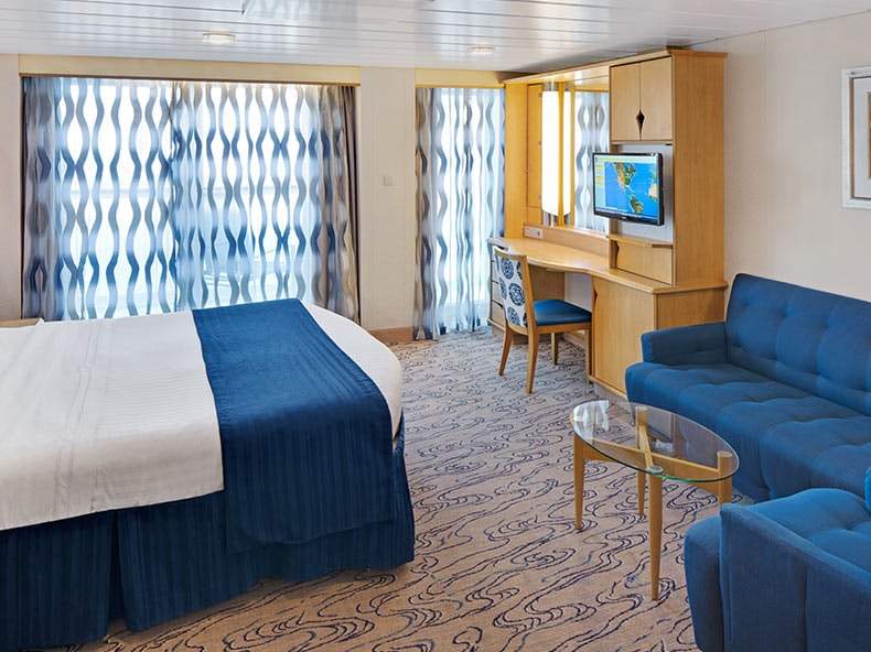 Voyager of the Seas Spacious Ocean View Balcony (2B) cabin, photo 1 of 2