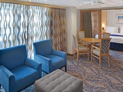 Voyager of the Seas Grand Suite - 2 Bedroom (GT) living area, photo 1 of 2