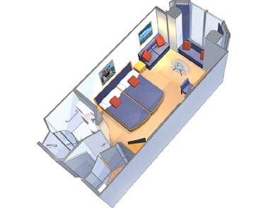 Mariner of the Seas Promenade View Interior (2T) floor plan Mariner of the Seas Promenade View Interior (2T) floor plan