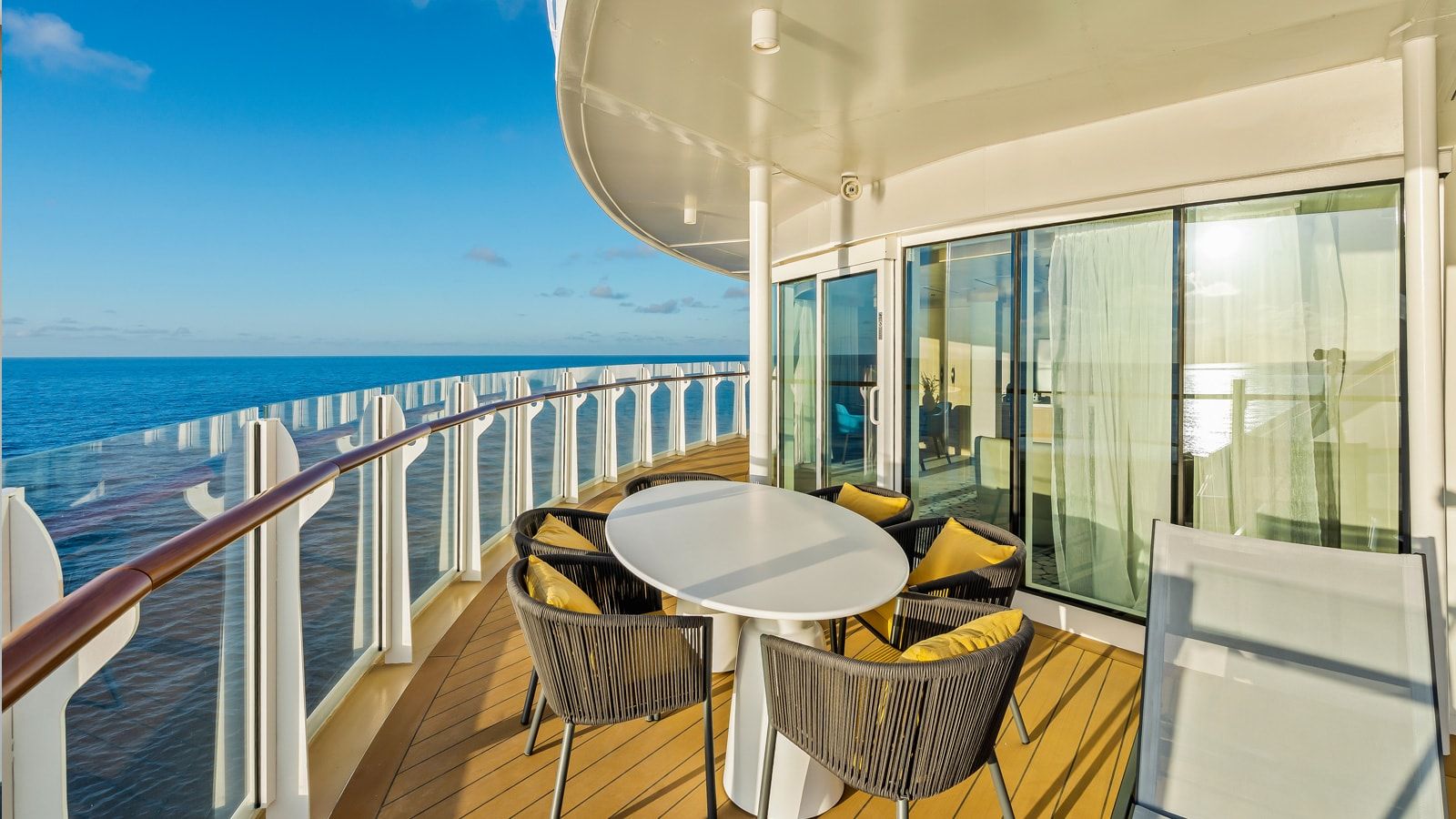 Wonder of the Seas Spacious AquaTheater Suite Large Balcony - 2 Bedroom (A1) balcony, photo 1 of 2
