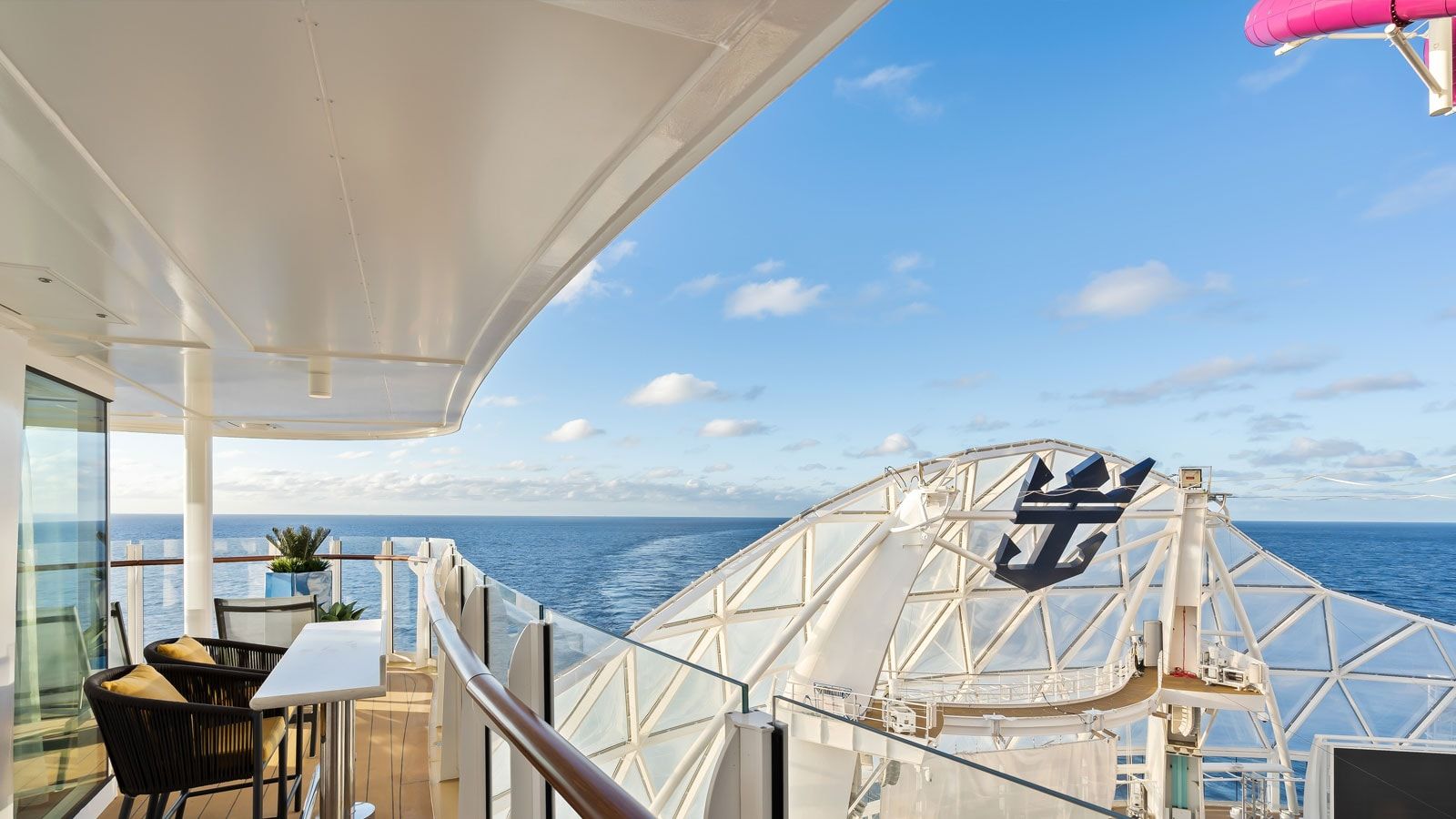 Wonder of the Seas AquaTheater Suite with Large Balcony - 2 Bedrooms (A2) balcony, photo 1 of 2