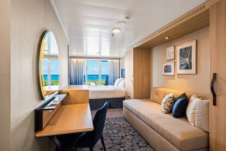 Wonder of the Seas Connecting Ocean View Balcony (CB) cabin, photo 4 of 4
