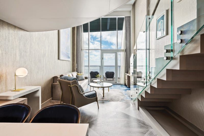Wonder of the Seas Crown Loft Suite (L1) living area, photo 7 of 7