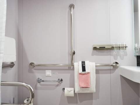 Virgin Voyages The Sea View - Accessible (VW) bathroom, photo 2 of 3