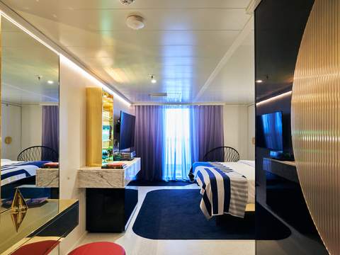 Virgin Voyages Seriously Suite - Accessible (SS) cabin, photo 3 of 4