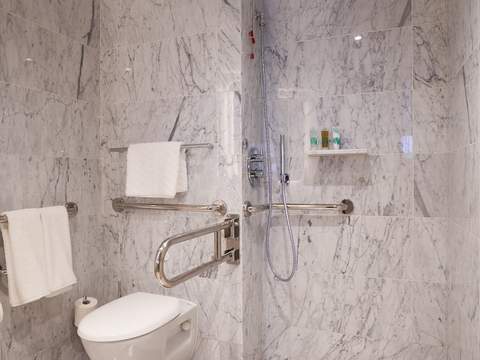 Virgin Voyages Seriously Suite - Accessible (SS) bathroom, photo 5 of 5