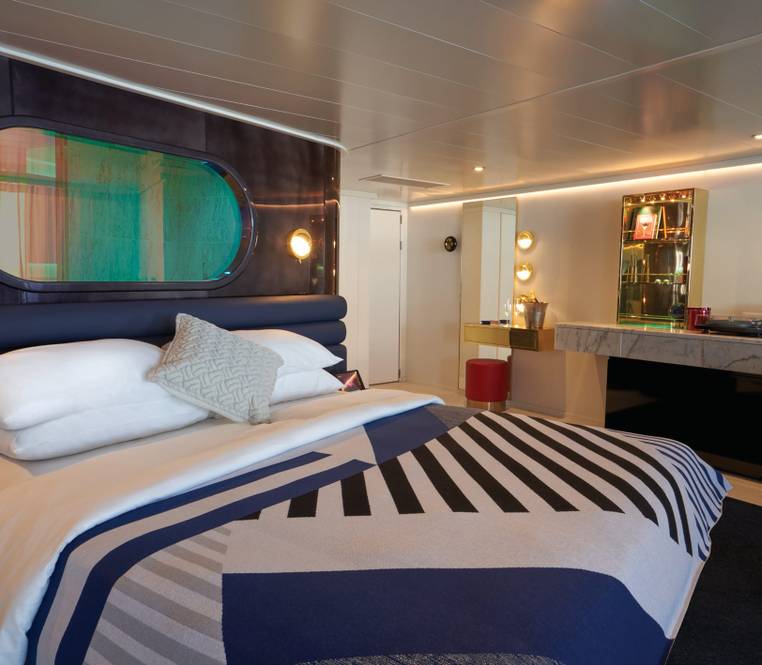 Virgin Voyages Brilliant Suite (SB) cabin, photo 1 of 2