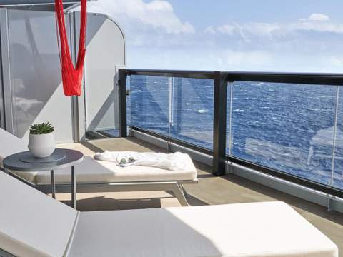 Virgin Voyages Fab Suite (SF) balcony