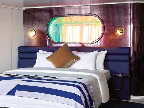 Virgin Voyages Gorgeous Suite (SG) cabin, photo 1 of 2