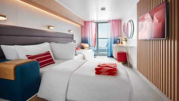 Virgin Voyages Sea Terrace – (Slightly) Smaller Balcony (TS) cabin, photo 1 of 2
