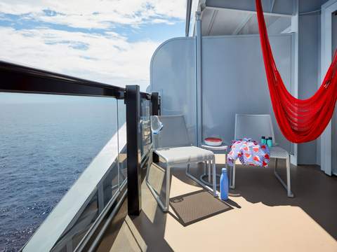 Virgin Voyages XL Sea Terrace (TX) balcony
