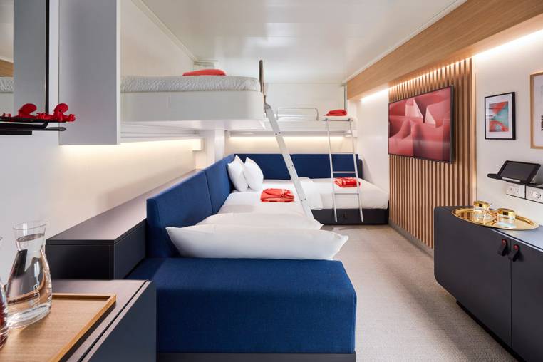 Virgin Voyages Social Insider (I4) cabin, photo 1 of 2