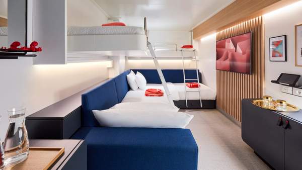 Virgin Voyages Social Insider (I4) cabin, photo 1 of 2 Virgin Voyages Social Insider (I4) cabin, photo 1 of 2