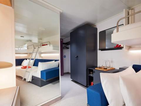 Virgin Voyages Social Insider (I4) cabin, photo 2 of 2