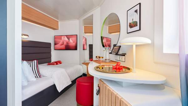 Virgin Voyages Solo Sea View (V1) cabin, photo 1 of 2
