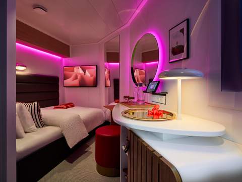 Virgin Voyages Solo Sea View (V1) cabin, photo 2 of 2