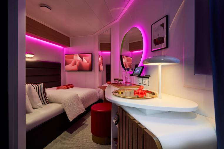 Virgin Voyages Solo Sea View (V1) cabin, photo 2 of 2