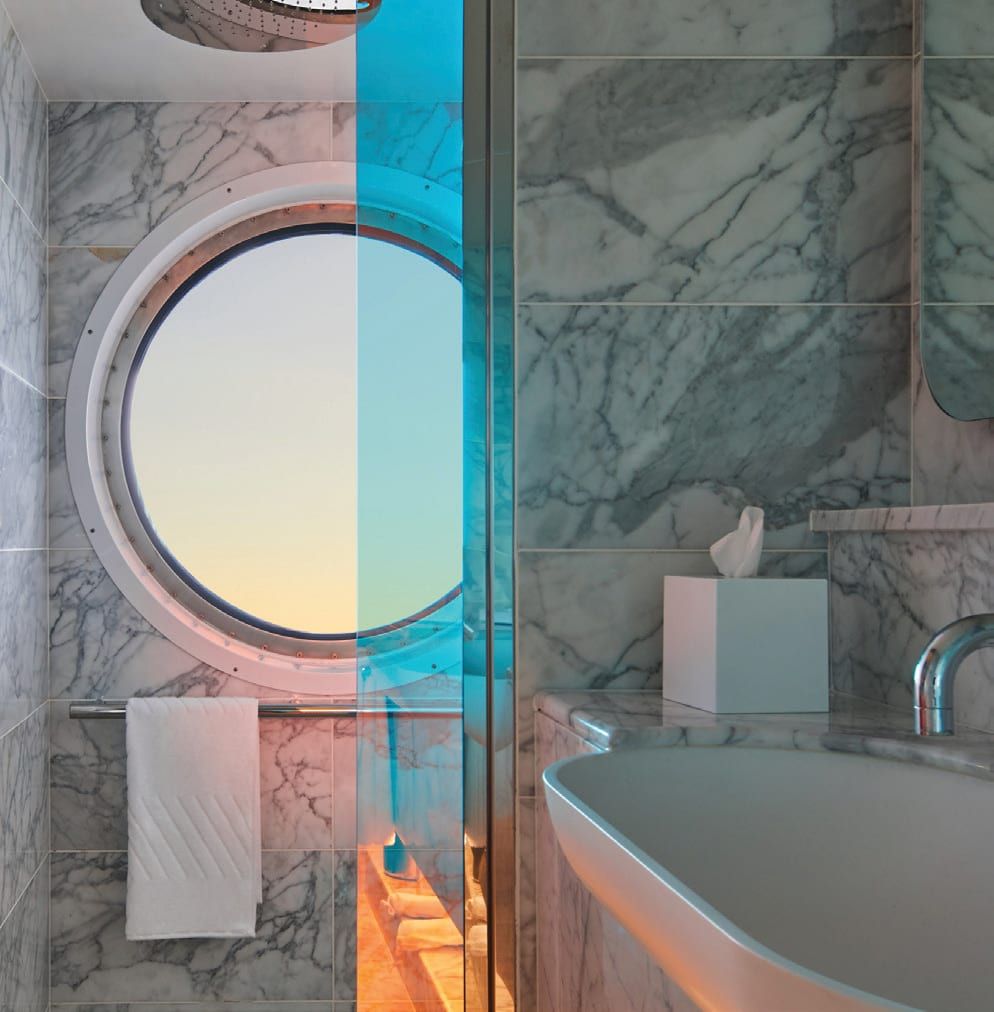 Virgin Voyages Sweet Aft Suite - Even Bigger Terrace (SAE) bathroom