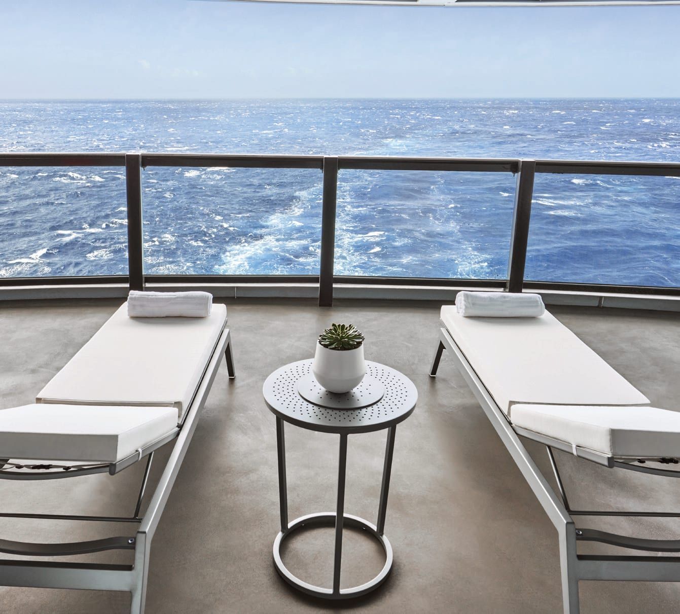Virgin Voyages Sweet Aft Suite - Even Bigger Terrace (SAE) balcony