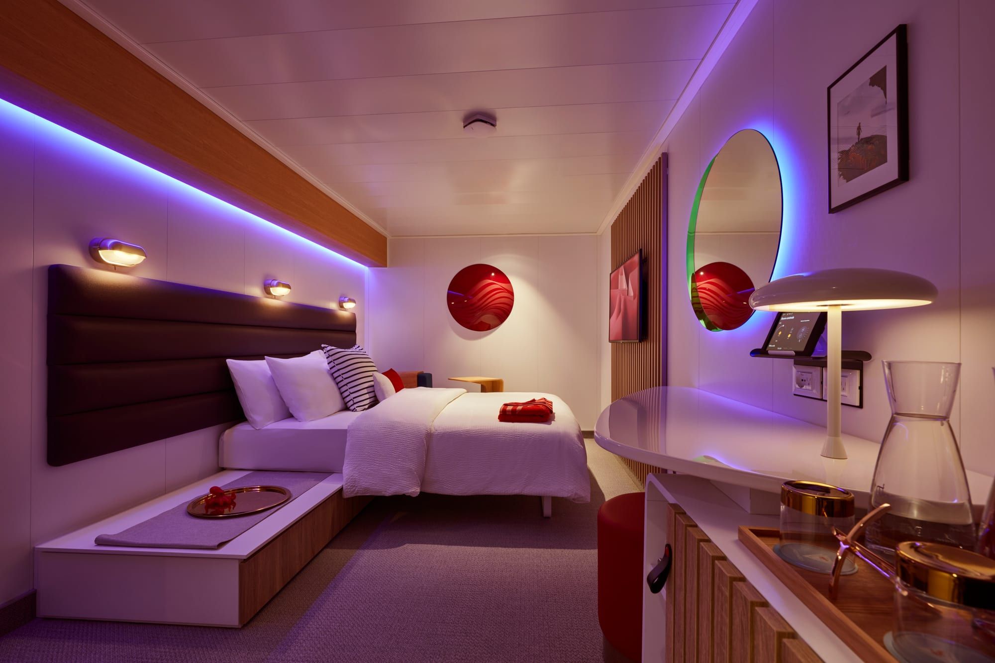 Virgin Voyages The Insider (IN) cabin, photo 3 of 3